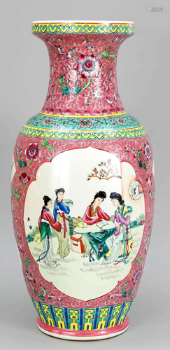 Famille Rose vase, China, Repu