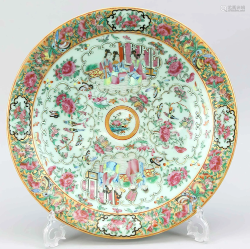 Famille Rose plate, China (Can