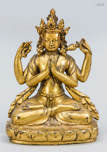 Small Buddhist saint figure, S