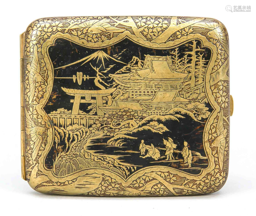 Komai style cigarette case, Ja