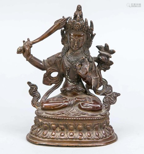 Manjushri, Tibet, 19th century