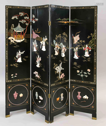 Large folding screen, China, 1