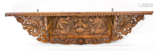 Wall shelf, China, around 1900