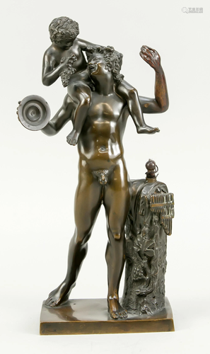 Bronze statuette around 1900 a