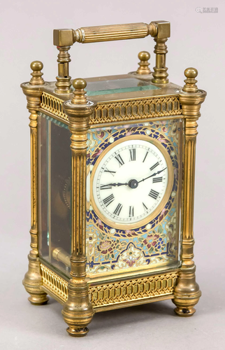 Travel clock, end of 19th cent