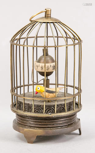 Bird cage as a clock, 1st half