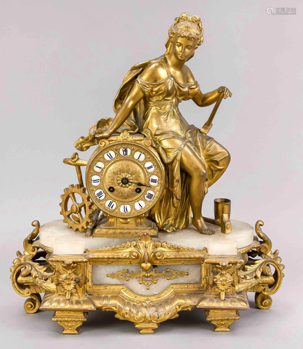 Historicist mantel clock, 2nd