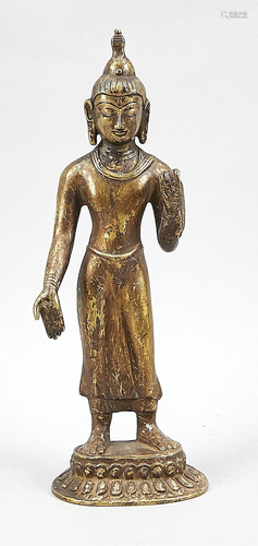 Bronze figure (Buddha?), Tibet