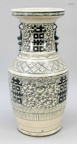 Baluster vase, China, 19th c.