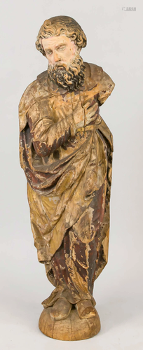 Figure of a saint of the 18th