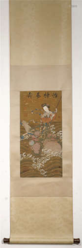 A CHINESE HANGING SCROLL
