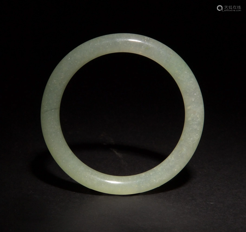 Chinese Jadeite Bangle, 19th Century