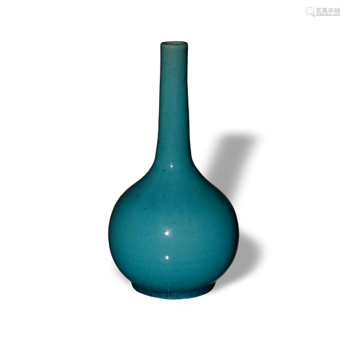 Chinese Turquoise Vase, 17-18th Century