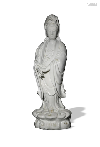 Chinese Blanc de Chine Guanyin, 17-18th Century