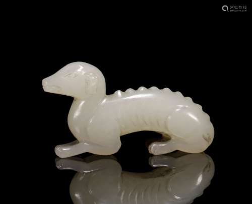 Yuan Dynasty - Hetian Jade Dog