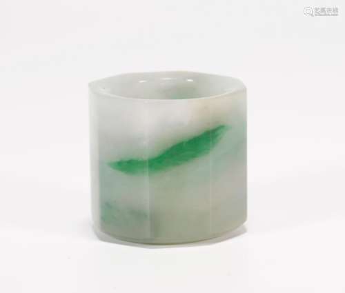 Qing Dynasty - Jadeite Thumb Ring