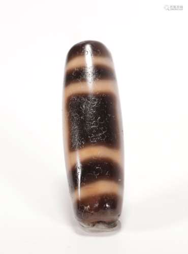 Tang Dynasty - Patterned Dzi Bead