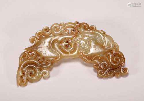Warring State - Dragon Pattern Jade Ornament