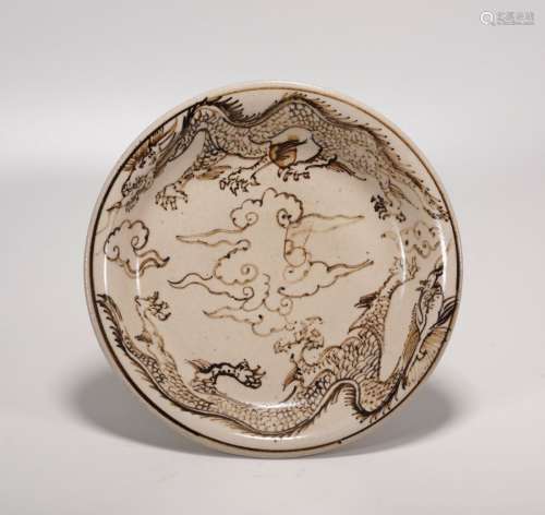 Yuan Dynasty - Cizhou Ware Plate