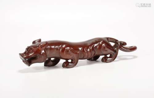 Han Dynasty - Colored Jade Tiger