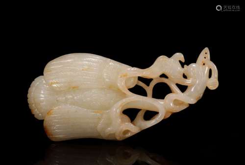 Yuan Dynasty - Hetian Jade Ornament