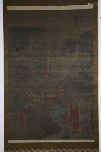 chinese Tang Yin's painting