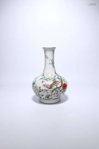 chinese famille rose porcelain vase