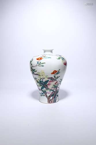 chinese famille rose porcelain fish pattern meiping