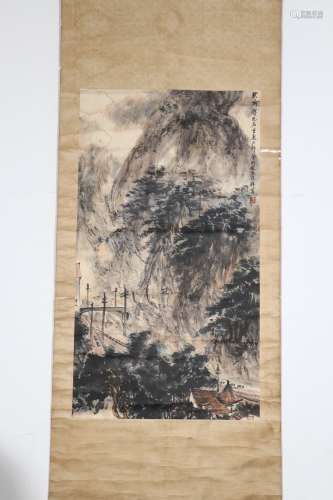 chinese Fu Baoshi's painting