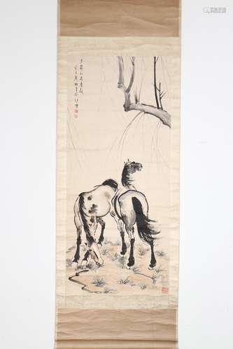 chinese Xu Beihong's painting