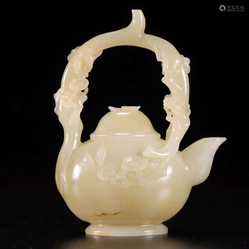 chinese hetian jade pot