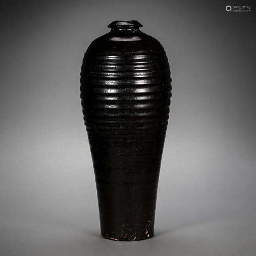 CIZHOU WARE BLACK GLAZE JAR, NORTHERN SONG DYNASTY, CHINA