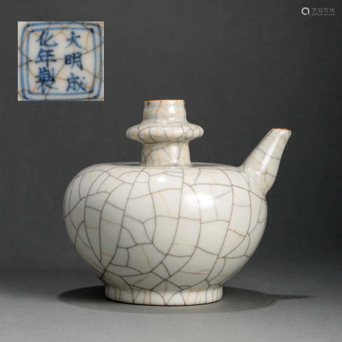 CHINESE KETTLE, CHENGHUA PERIOD, MING DYNASTY