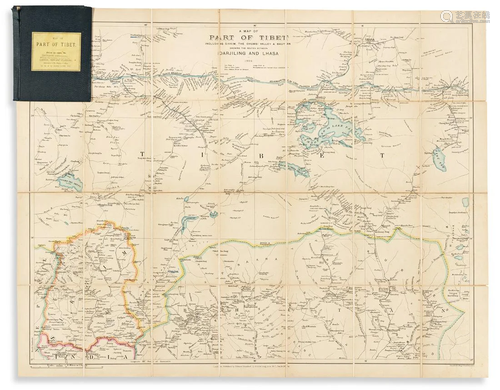 (HIMALAYAS.) Edward Stanford. A Map of Part of Tibet