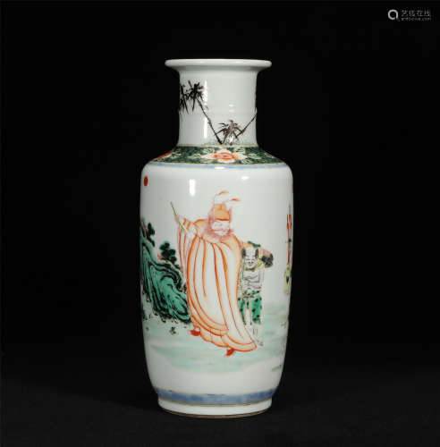 Bottle appreciation of Kangxi pink color characters in Qing ...