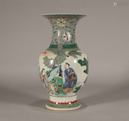 Colorful figures in the Qing Dynasty