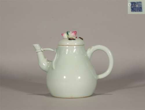 Celadon Glazed Teapot Yongzheng Style