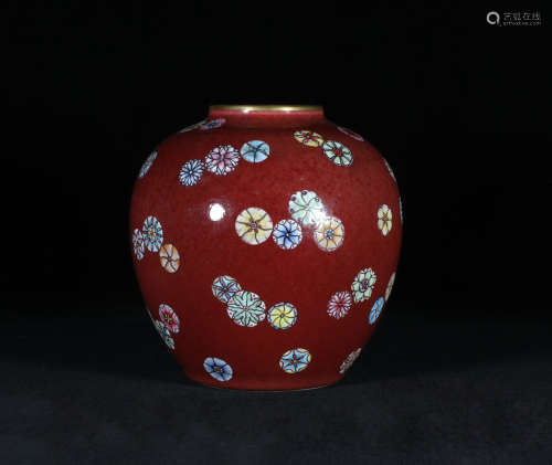 Doucai Jar Qianlong Style