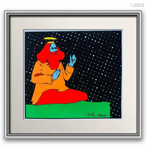 Peter Max- Original Vintage hand pulled Serigraph on