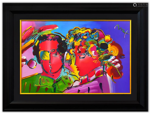 Peter Max- Original Mixed Media 