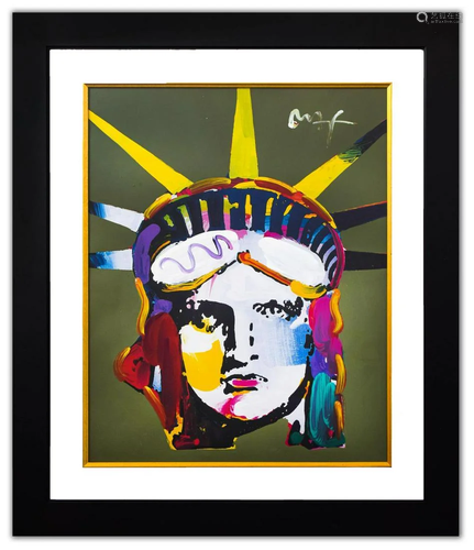 Peter Max- Original Mixed Media 