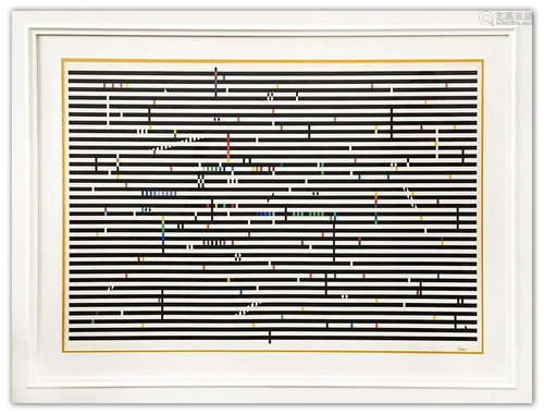 Yaacov Agam- Original Screenprint in colors on Arches