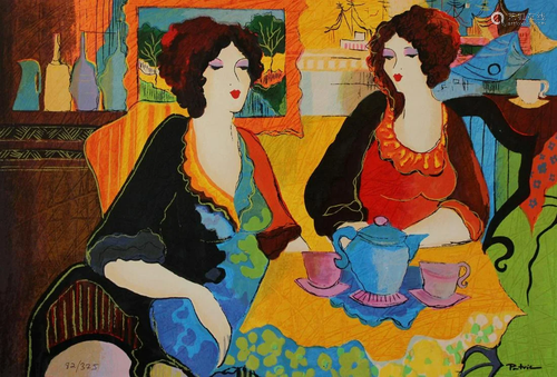 Patricia Govezensky- Original Serigraph on Canvas