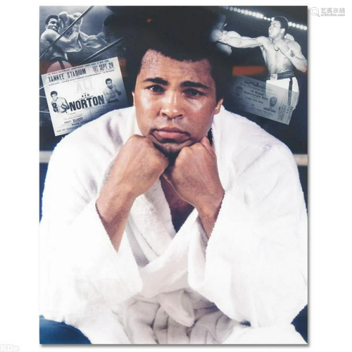 Licensed Photograph of Heavyweight Champ Muhammad Ali.