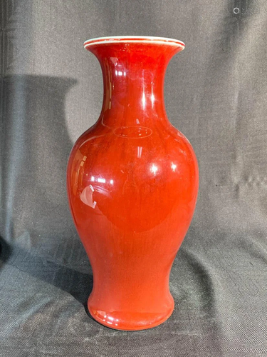 Chinese Oxblood Porcelain Vase