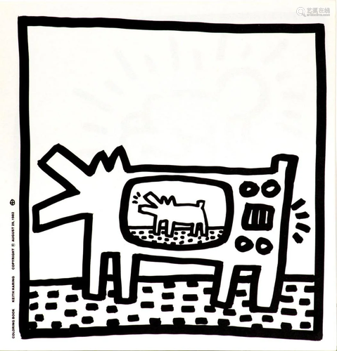 Keith Haring - Untitled (TV Dog)