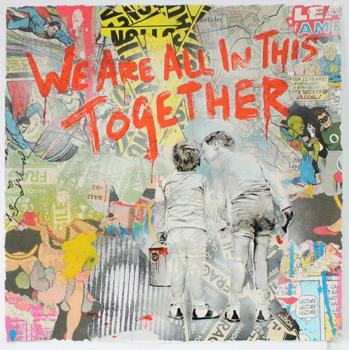 Mr. Brainwash - We Are All in This Together (Red)