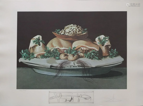 Salvador Dali, from Les Diners De Gala