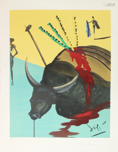 Salvador Dali - The Bull is Slain