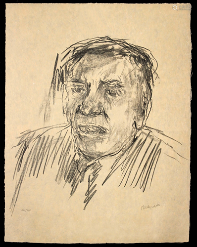 Oscar Kokoschka - Dr. Shimon Agranat. (President of the